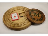 Round Cribbage Board