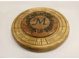 Round Cribbage Board