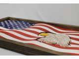 3D Flag with Eagle