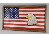 3D Flag with Eagle