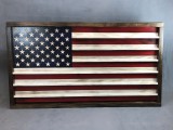 Challenge Coin Display Flag