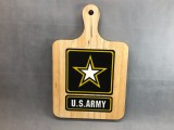 Army Logo Serving Board