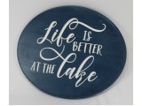 Life is Better at the Lake (Oval)